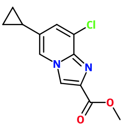 (image for) MCYM2495 Methyl 8-chloro-6-cyclopropylimidazo[1,2-a]pyridine-2-carboxylate